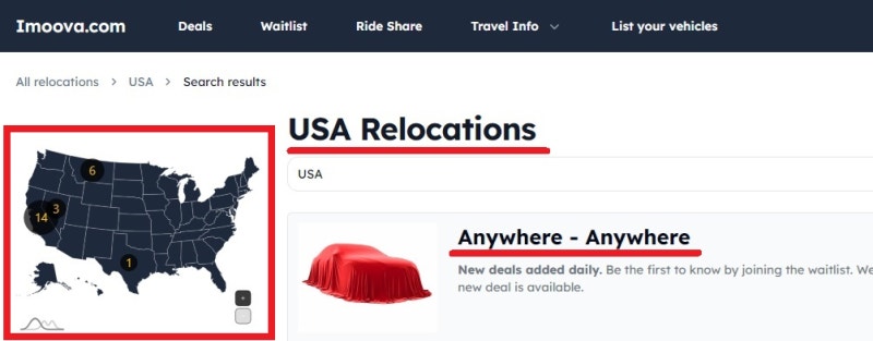 USA Relocations - imoova.com