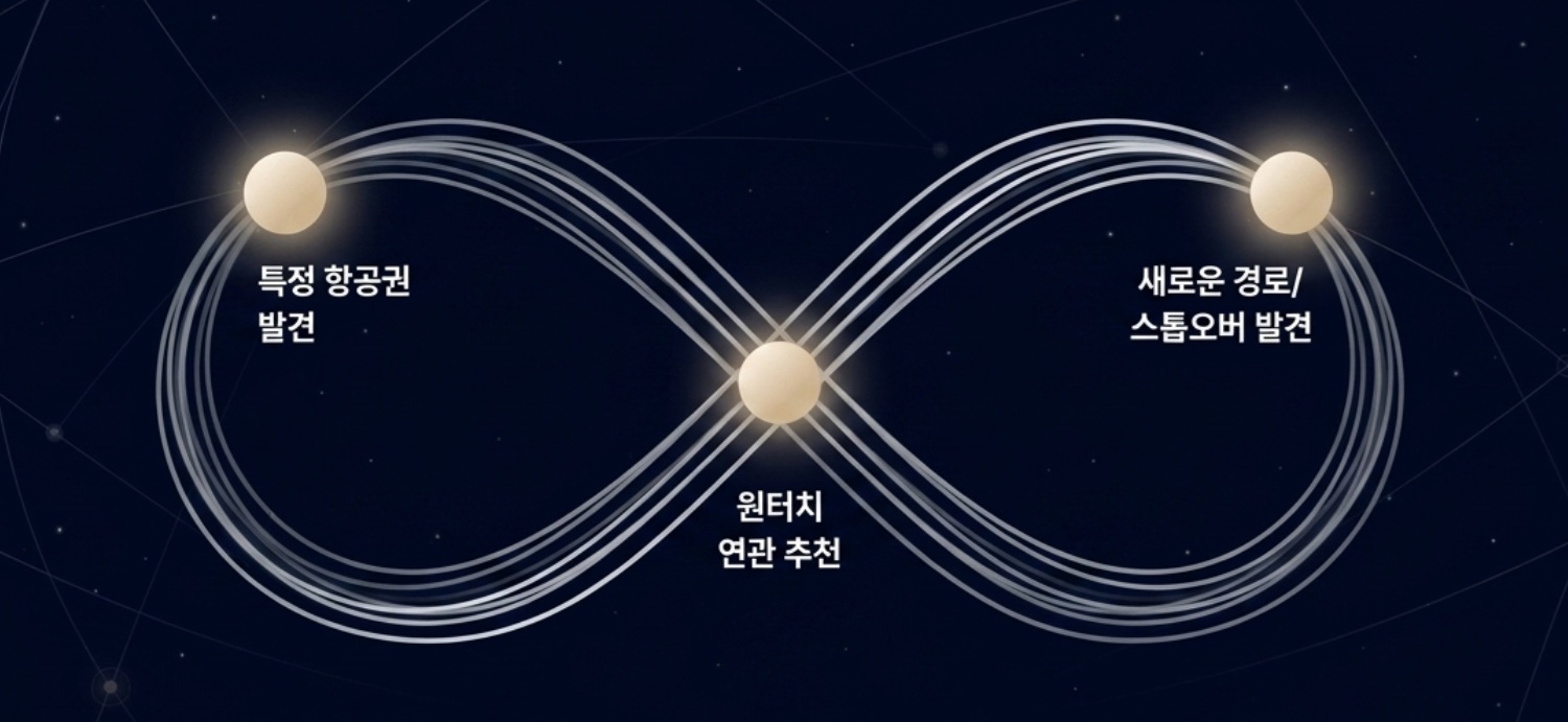 무한탐색 - 항공권을 분해하고 새롭게 연결하다