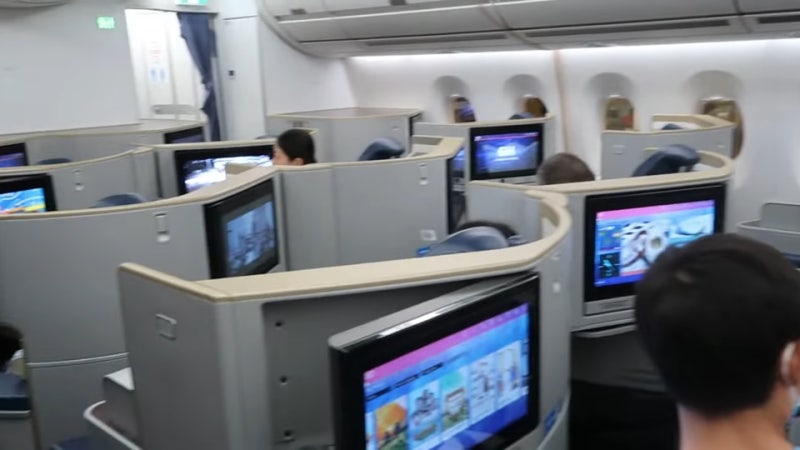 남방항공 B787 비즈니스 캐빈