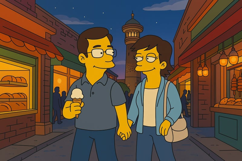 10시에 해가지는 여름 우루무치