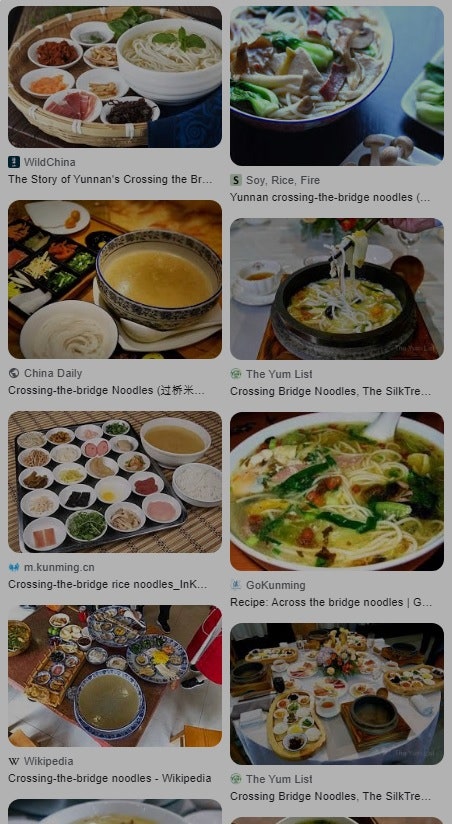 건너는 다리면(Crossing-the-bridge noodles) - 구글 이미지 검색